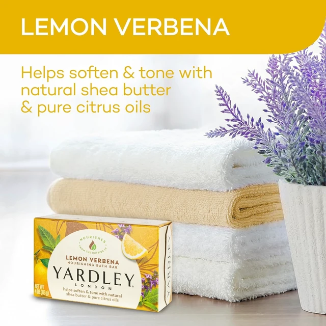 Alt view image 5 of 6 - Yardley London Lemon Verbena Naturally Moisturizing Bath Bar, 4.25 ounce