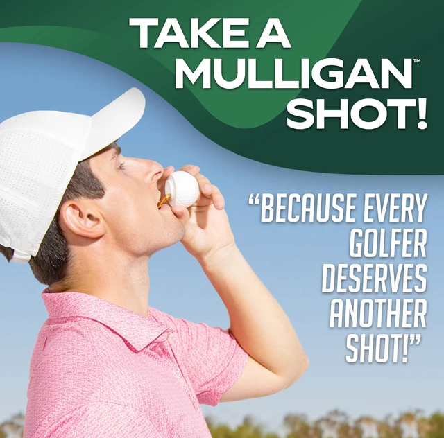 Alt view image 2 of 6 - Mulligan Shots Golf Ball Shot Glasses with Lids - 3 Pack Golf Party Favors - Funny Golf Gifts for Men