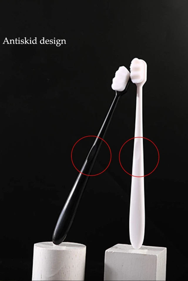 Alt view image 3 of 7 - Extra Soft Toothbrush, Ultra Soft-bristled Adult Toothbrush Micro Nano 15000 Floss Bristle Good Cleaning Effect for Sensitive Teeth Oral Gum Recession
