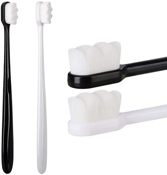 Main image of Extra Soft Toothbrush, Ultra Soft-bristled Adult Toothbrush Micro Nano 15000 Floss Bristle Good Cleaning Effect for Sensitive Teeth Oral Gum Recession