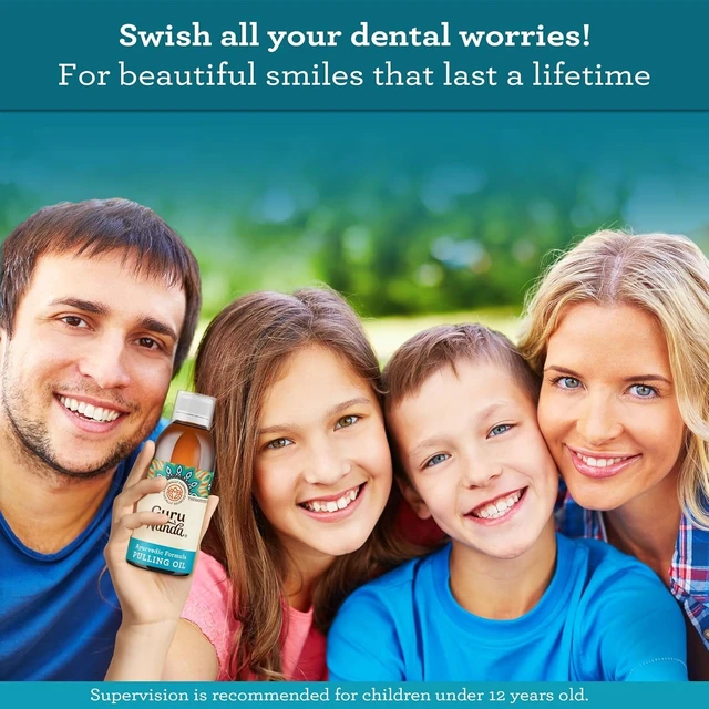 Alt view image 7 of 7 - Original Coconut Oil Pulling Mouthwash with Sesame Oil, 8.45oz | With Tongue Scraper|Fluoride & Alcohol Free Mouthwash|Ayurvedic Formula with Sunflower & Peppermint|Fresh Breath, Healthy Gum