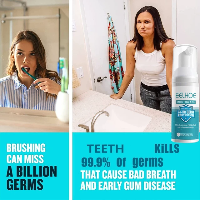 Alt view image 3 of 7 - 3Pcs Teeth Mouthwash Toothpaste Foam,Stain Removal Teeth Whitening,Oral Care,Fresh Breath Deep Cleaning.