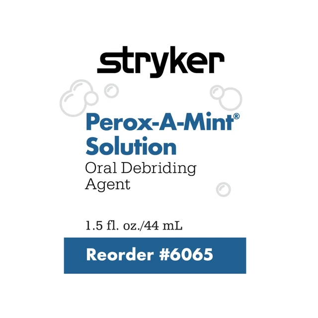 Alt view image 2 of 2 - Perox-A-Mint Oral Rinse 1 Bottle, 1.5 fl. oz. Mint Mouthwash