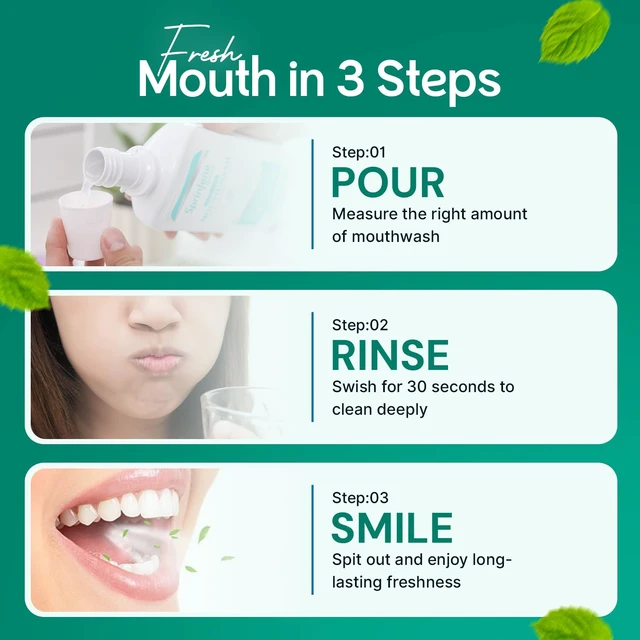 Alt view image 5 of 7 - Alcohol Free Mouthwash with Xylitol Fluoride Free Natural Mouthwash for Dry Mouth, Whitening & Fresh Breath Patented Black Seed Oil & Zinc Formula Vegan & Made in the USA (1 Pack)