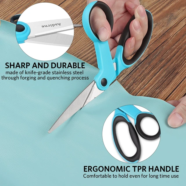 Alt view image 3 of 7 - Premium sewing Scissors Bundle, Perfect Sewing Partners, Sharp and Durable, Comfortable Handle, Contains 9Fabric scissors, 5Detail Shear, 3.9Embroidery Scissors, 4.8Thread Snips