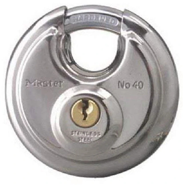 Alt view image 2 of 3 - 2-Pack Round Steel Padlocks with Shielded Shackle - 2 3/4in.W, Model Number 40T