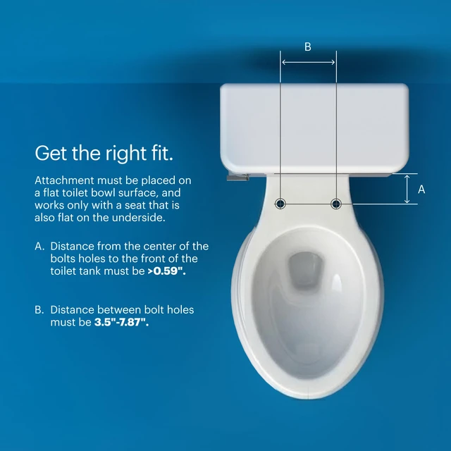 Alt view image 3 of 7 - Bidet Attachment for Toilet SS-250 SimpleSpa Fresh Water Spray with Adjustable Water Pressure Side Arm Control, Slim Bidet Sprayer, Silver Knob (Dual Nozzle)