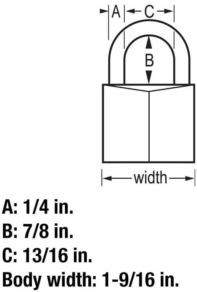 Alt view image 5 of 7 - 140TRI Solid Brass Padlock with Key, 3 Pack