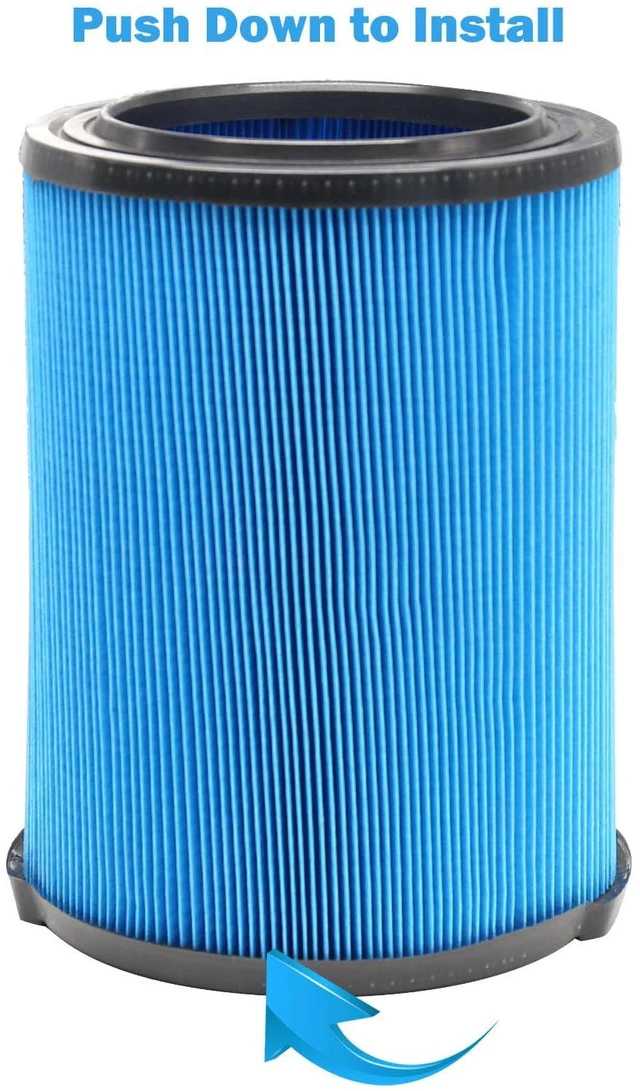 Alt view image 4 of 7 - VF5000 Replacement Filter Fits for Ridgid Shop Vac 6-20 Gallon Vacs 3 Layer Vacuum Filter for Ridgid Shop Vac Wet Dry Vacuums, Fits for Husky 6-9 Gallon & Craftsman Vacs with Foam Sleeves