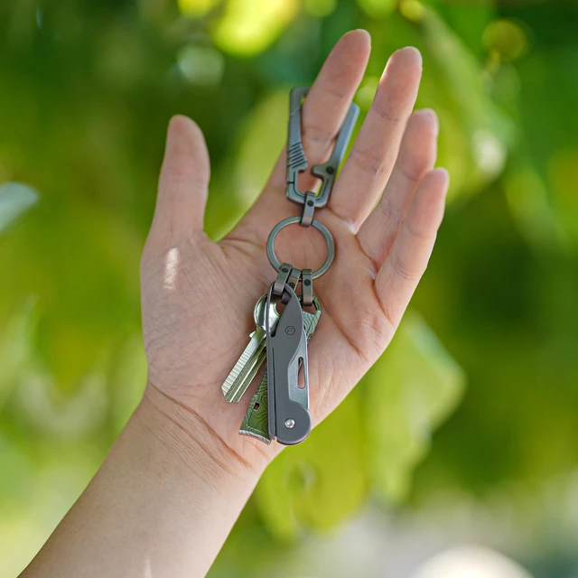 Alt view image 2 of 7 - KK05M Titanium Mini Pocket Knife, 1.73-Inch Blade, Gray Lightweight EDC gear for everyday carry, camping, hiking, fishing and other outdoor activities