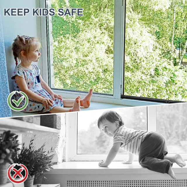 Alt view image 5 of 7 - Sliding Door Security Bar, 17.7-50.5inch Heavy Duty Adjustable Sliding Patio Door Lock Bar with Rubber Tips,Diameter 1inch Window Security Bar for Home Apartment Travel Children Women (Black)