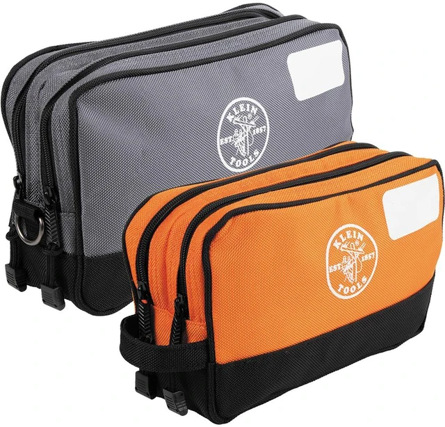 Main image of Tool Pouch, Dual Compartments, Heavy-Duty Tool Bag Organizer, Multipurpose Bag