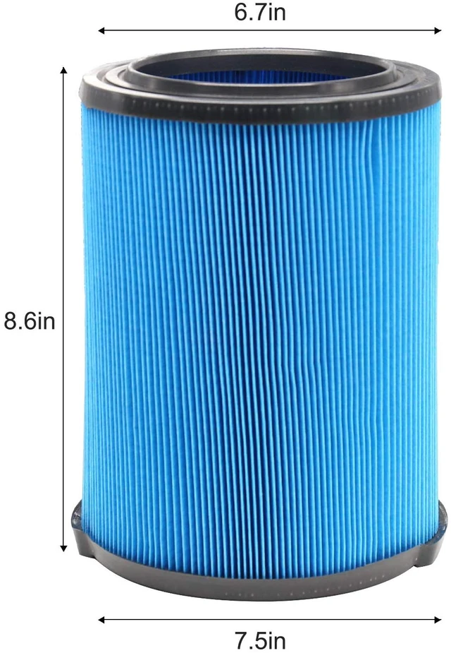 Alt view image 2 of 7 - VF5000 Replacement Filter for Ridgid Shop Vac 6-20 Gallon Vacs 2-Pack 3-Layer High-Efficiency Filters for Ridgid Shop Vac Wet Dry Vacuums, Fits for Husky 6-9 Gallon & for Craftsman Vacs