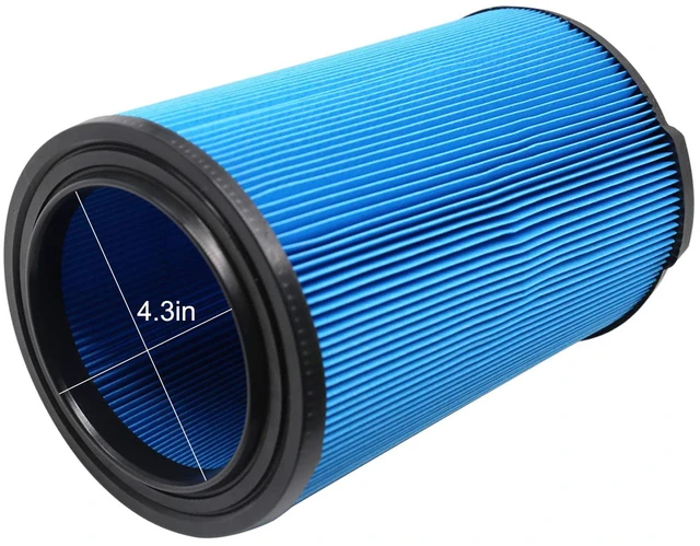 Alt view image 3 of 7 - VF5000 Replacement Filter for Ridgid Shop Vac 6-20 Gallon Vacs 2-Pack 3-Layer High-Efficiency Filters for Ridgid Shop Vac Wet Dry Vacuums, Fits for Husky 6-9 Gallon & for Craftsman Vacs