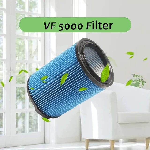 Alt view image 7 of 7 - VF5000 Replacement Filter for Ridgid Shop Vac 6-20 Gallon Vacs 2-Pack 3-Layer High-Efficiency Filters for Ridgid Shop Vac Wet Dry Vacuums, Fits for Husky 6-9 Gallon & for Craftsman Vacs