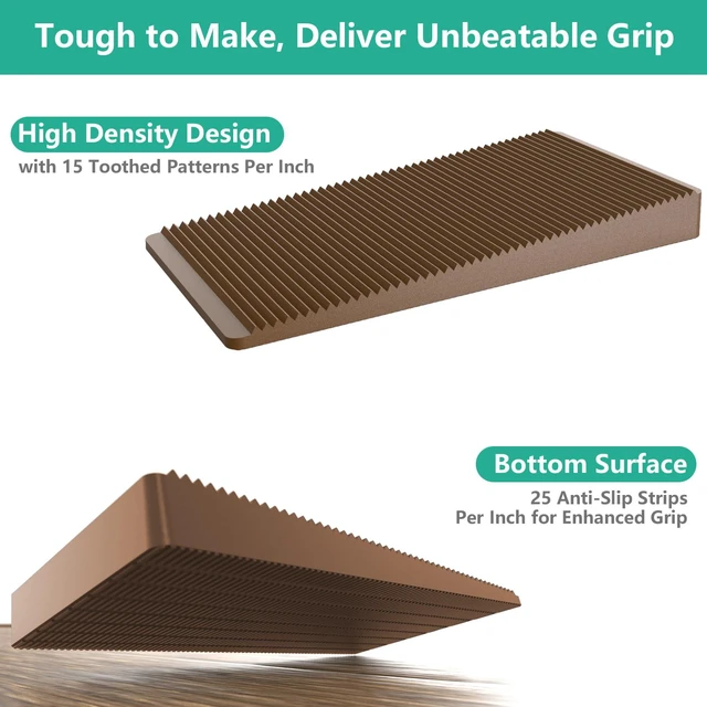 Alt view image 3 of 7 - Furniture Leveler 24pcs Kit Size Variety | Multi-Purpose Rubber Shim for Leveling Feet Stable | Anti-Wobble Pad for Uneven Table, Dresser Leg, Toliet and More Furniture | Prevent from Wobbling
