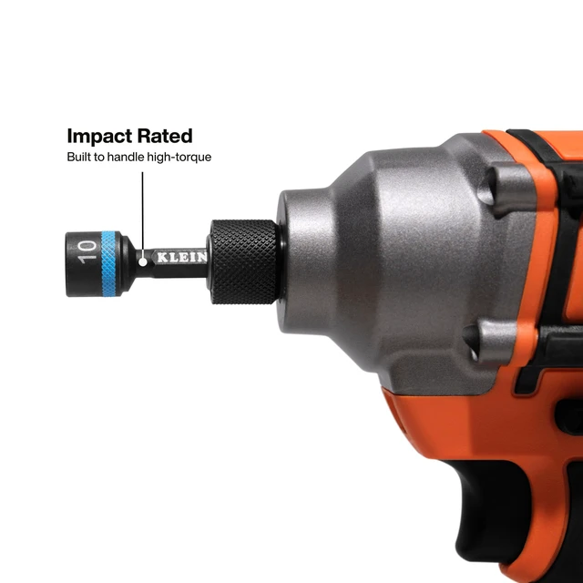 Alt view image 5 of 5 - 32926SM 2-Inch Magnetic Power Nut Setters, Compact Impact Driver Set, Color-Coded, Metric, Impact-Rated, 6-Piece