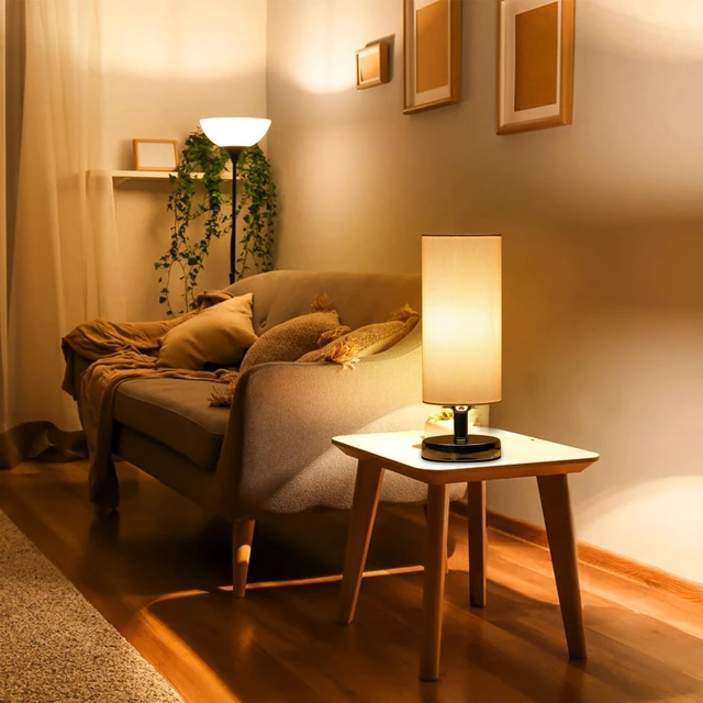 Alt view image 6 of 7 - 3 Way Light Bulbs 50 100 150 Warm White, E26 Medium Base,4 Pack 500/1000/1500 Lumens, A19 3000K, 5/10/15W Adjustable Brightness, Energy Saving 3-Way Bulb for Reading, Living Room Lamps