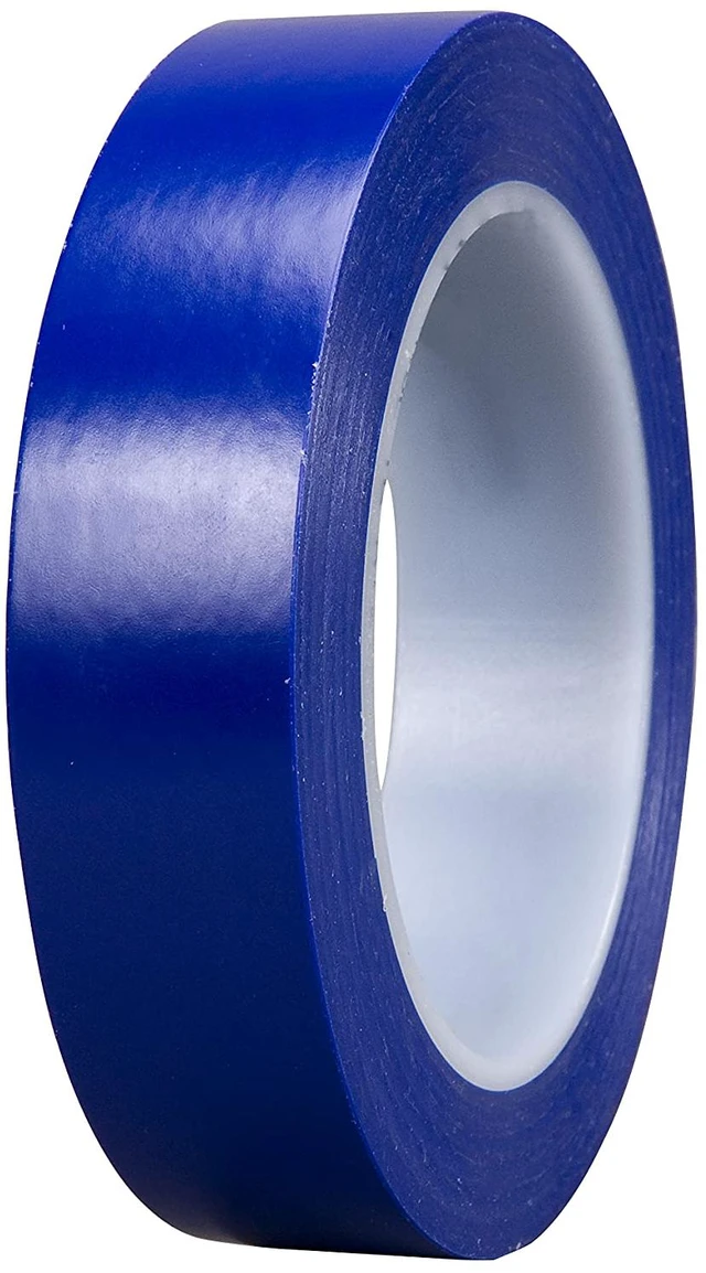 Main image of Vinyl Tape 471+, 1 in x 36 yd, Indigo, 1 Roll Fine Line Tape for Paint Masking Striping, Color Separation and Complex Designs, High-Temperature