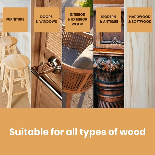 Alt view image 5 of 7 - Wood Stain | Natural Oak | Water Based | Fast Drying, Low Odor, & Non-Toxic | for Indoor & Outdoor and More | Multiple Finishes | (8.5oz / 250ml)