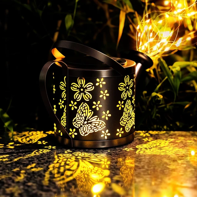 Alt view image 5 of 7 - Solar Watering Can Light, Solar Lights Outdoor Decor, Garden Decor Lights for Yard Patio Lawn Pathway Landscape, IP65 Waterproof, Garden Gifts for Mom, Grandma Women Birthday