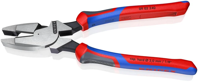 Alt view image 2 of 7 - Tools - High Leverage Lineman's, New England Head, Multi-Component (0902240SBA), 9 inches