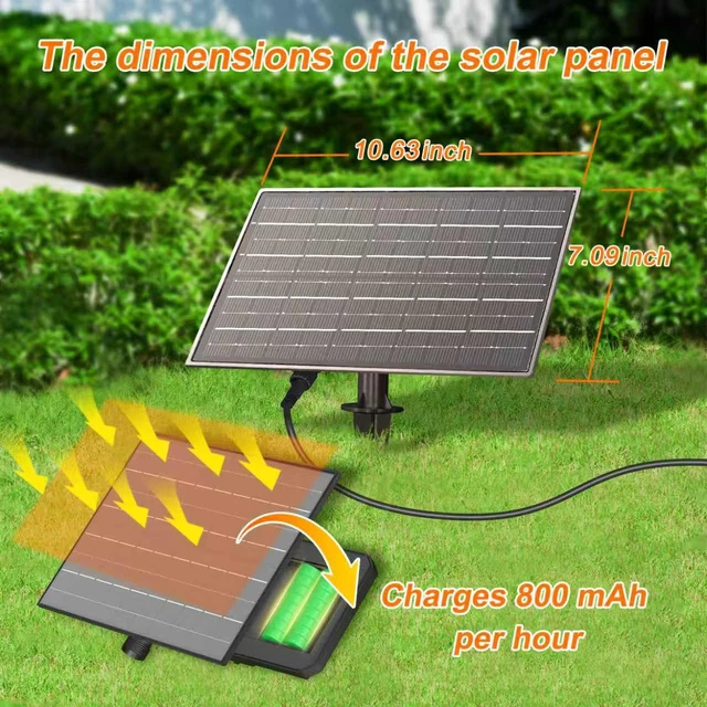 Alt view image 2 of 7 - 100FT Solar String Lights, Outdoor with Remote 30+2 ST38 LED Waterproof Remote Control Solar Lights Porch Garden Market Bistro Patio Backyard Fence