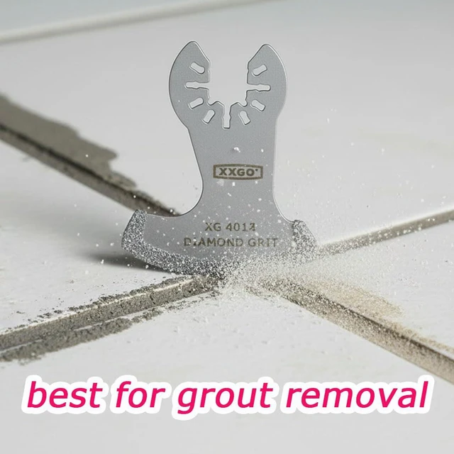 Alt view image 4 of 7 - 20 Pcs Oscillating Tool Diamond Blade for Grout Removal XG8020S Best for 1/8" Grout Removal