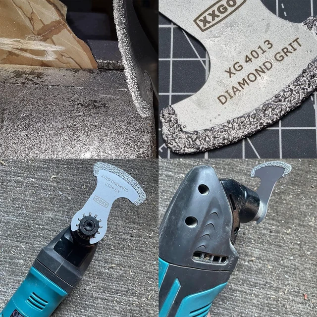 Alt view image 5 of 7 - 20 Pcs Oscillating Tool Diamond Blade for Grout Removal XG8020S Best for 1/8" Grout Removal