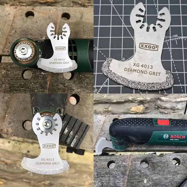 Alt view image 7 of 7 - 20 Pcs Oscillating Tool Diamond Blade for Grout Removal XG8020S Best for 1/8" Grout Removal