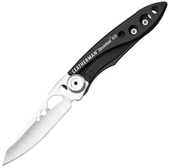 Alt view image 4 of 7 - Skeletool KB Pocketknife with Straight Edge, Stainless Steel Blade and Bottle Opener, Black