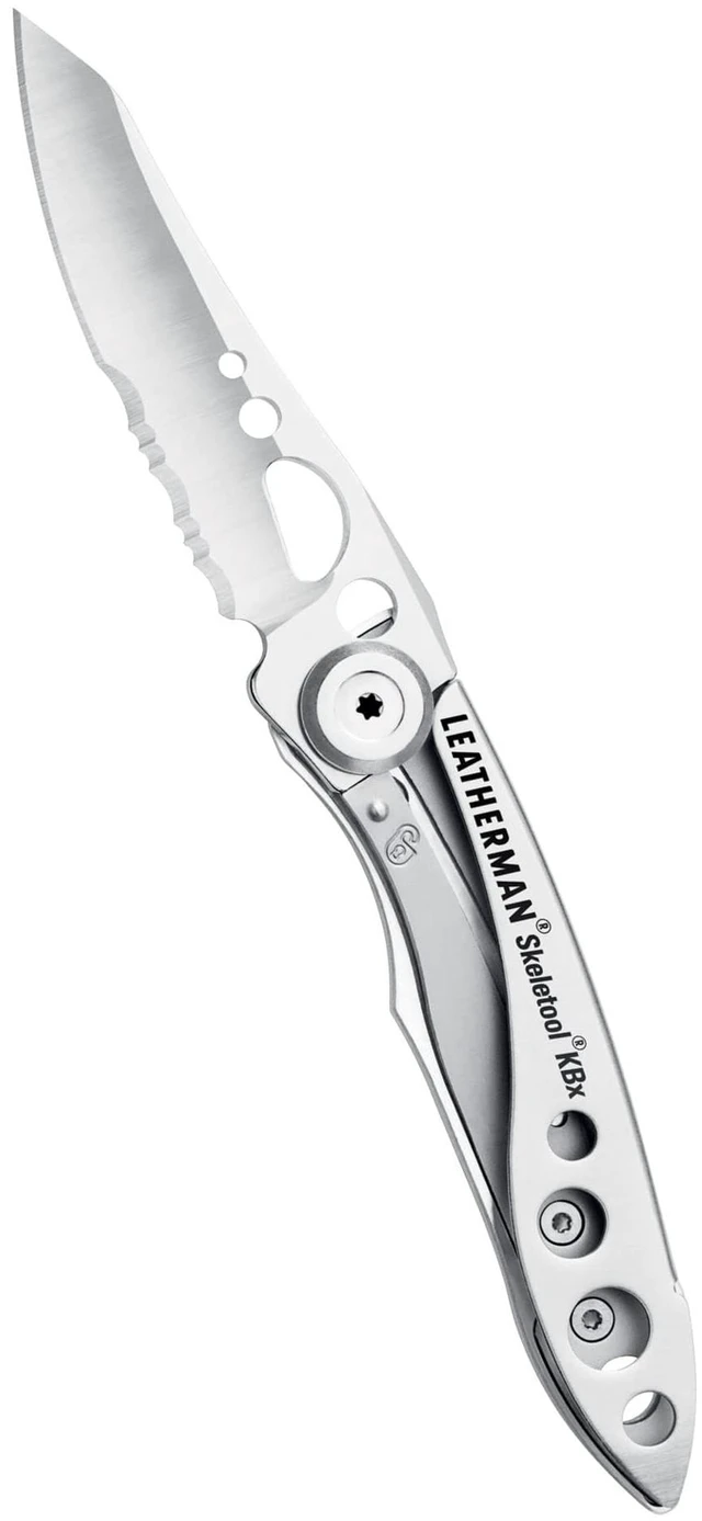 Main image of Skeletool KBX Pocket Multitool with Knife and Bottle Opener, Stainless Steel
