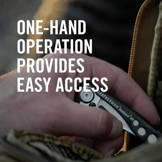 Alt view image 2 of 7 - Skeletool KBX Pocket Multitool with Knife and Bottle Opener, OD Green