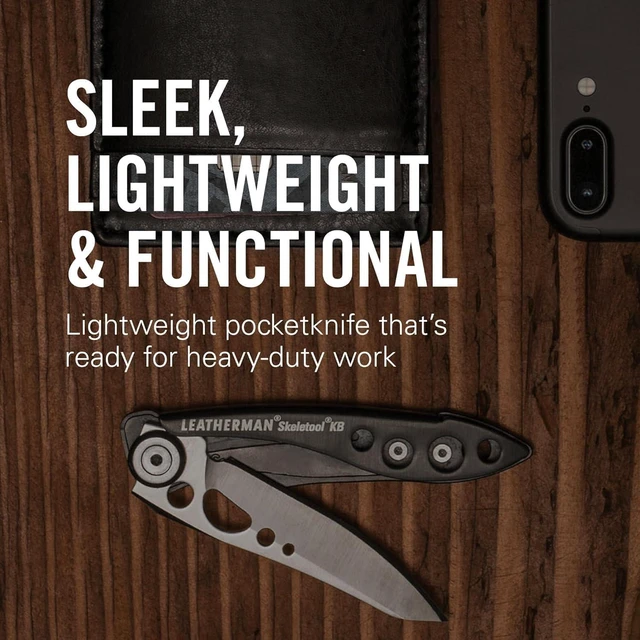 Alt view image 4 of 7 - Skeletool KBX Pocket Multitool with Knife and Bottle Opener, Stainless Steel