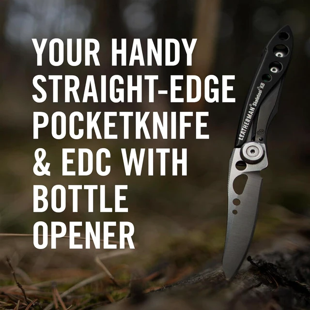 Alt view image 6 of 7 - Skeletool KBX Pocket Multitool with Knife and Bottle Opener, OD Green