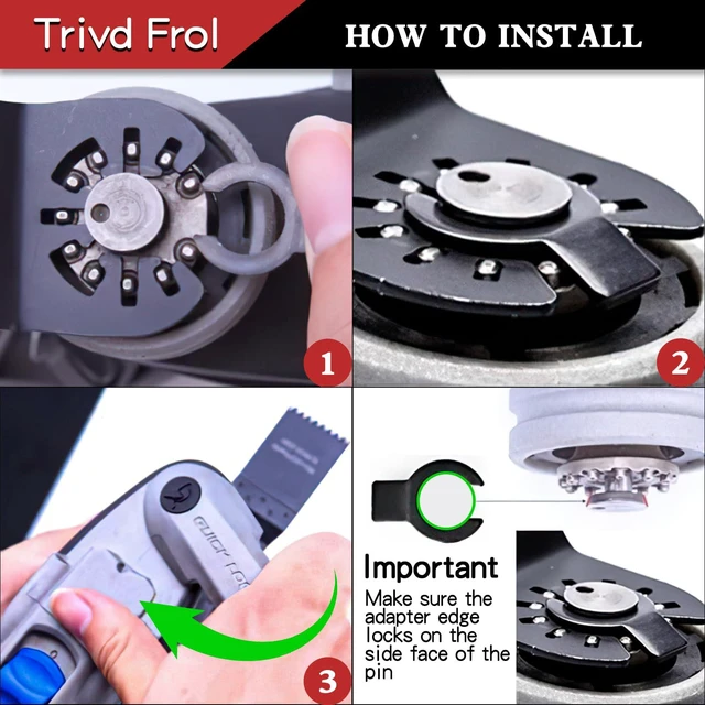 Alt view image 7 of 7 - 25 PCS Bi-Metal Oscillating Saw Blades Curved Edge Metal Cutting Professional Multitool Blades for Wood Plastic Nails Metal, Oscillating Tool Blades Fit Dewalt Milwaukee Bosch Ryobi and More