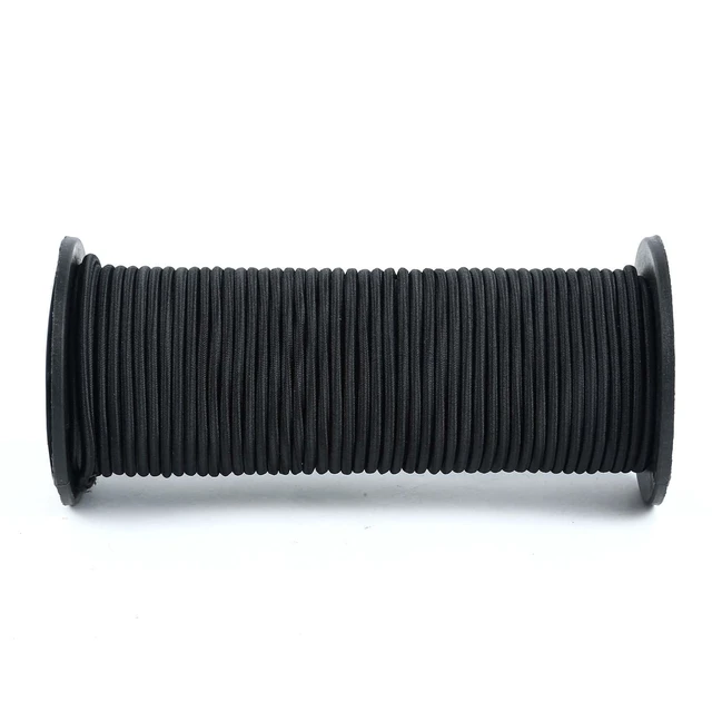 Alt view image 5 of 7 - Marine Grade Bungee Cords Heavy Duty Outdoor - 1/8" x 100ft Bungee Cord Roll - 100% Stretch Elastic Cord and Absorbent Bungee Shock Cord for Kayak Deck, Camping, Crafting