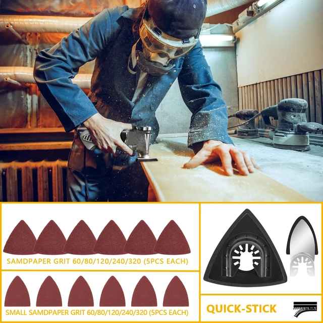 Alt view image 6 of 7 - 96Pack Oscillating Tool Blades, Multitool Kit for Wood, Metal, Plastics Cutting, Quick Release Multi Tool Blades Kits for Dewalt, Rockwell, Ryobi