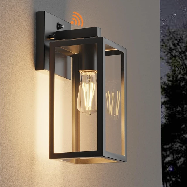 Main image of Dusk to Dawn Porch Outdoor Light, Wall Light Fixtures Waterproof Exterior Wall Sconce Light Fixture with E26 Base for Patio Entryway Hallway (Bulb not Included)