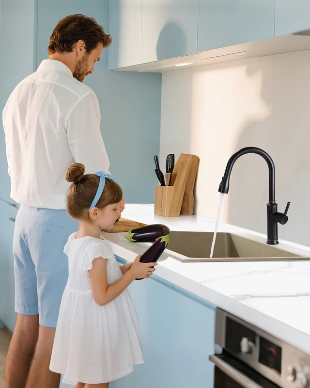 Alt view image 7 of 7 - Metal Kitchen Faucet Head Replacement 3 Mode High-Pressure Sink Sprayer Replacement with 15 Nozzle Adapters, Durable Pull Down Spray Head for Kitchen Sink, Oil Rubbed Bronze, Stainless Steel
