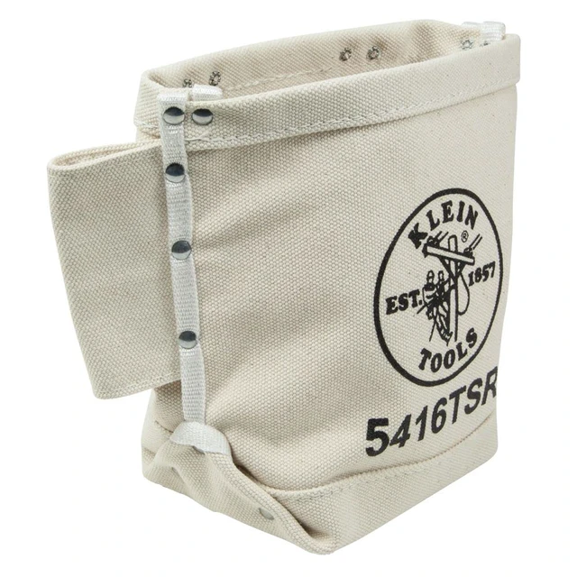 Alt view image 3 of 7 - 5416TSR Tool Bag, Bolt Bag with Bull Pin Loops and Drain Holes, Sturdy No. 4 Canvas, Tunnel Loop Connect, 5 x 9 x 10-Inch (Pack of 2)