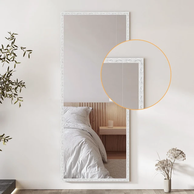 Alt view image 4 of 7 - White 0.8" x49.2FT Peel and Stick Crown Molding Trim (3 Pack) - Flexible Molding Trim for Wall Accents, Mirror Frames & Cabinet Edging