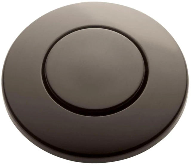 Main image of Air Switch Decorative Button for Dual Outlet Garbage Disposal Air Switch Kit, STC-MB, Mocha Bronze