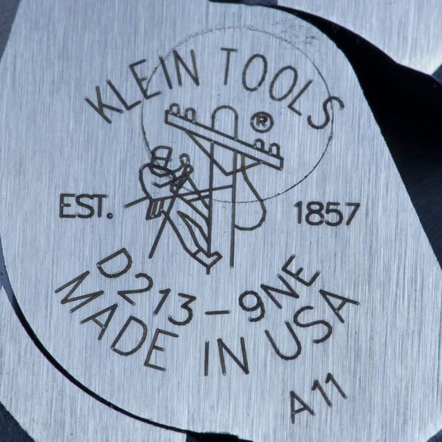 Alt view image 5 of 7 - D213-9NE Pliers, Made in USA, 9-Inch Side Cutters, High Leverage Linesman Pliers Cut Copper, Aluminum and other Soft Metals