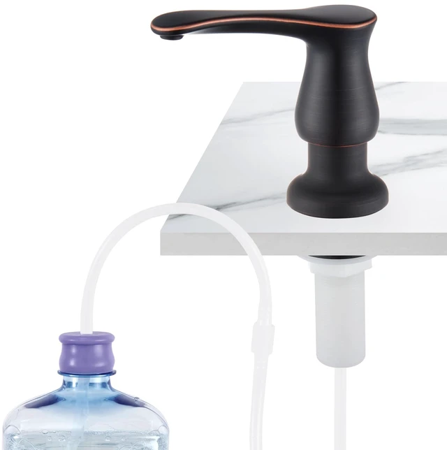 Main image of Kitchen Sink Soap Dispenser Oil Rubbed Bronze, G086ORB-G Under Sink Soap Dispenser with 40" Silicone Extension Tube, Say Goodbye to Frequent Refills