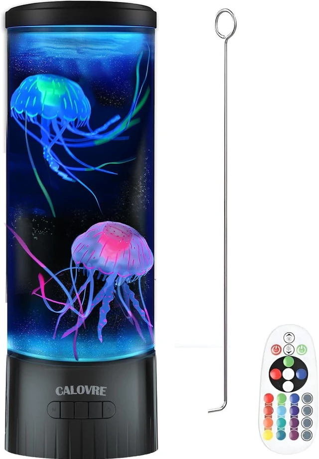 Main image of Large Jellyfish Lamp Gifts for Kids Adults Electric Fantasy Tank Aquarium Night Mood Light for Birthday Holiday Home Christmas Decoration Relaxion