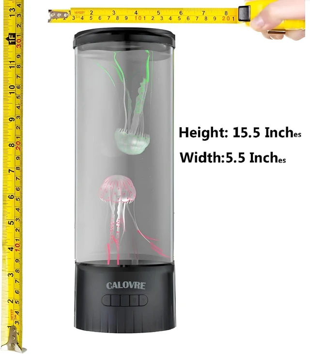 Alt view image 2 of 6 - Large Jellyfish Lamp Gifts for Kids Adults Electric Fantasy Tank Aquarium Night Mood Light for Birthday Holiday Home Christmas Decoration Relaxion