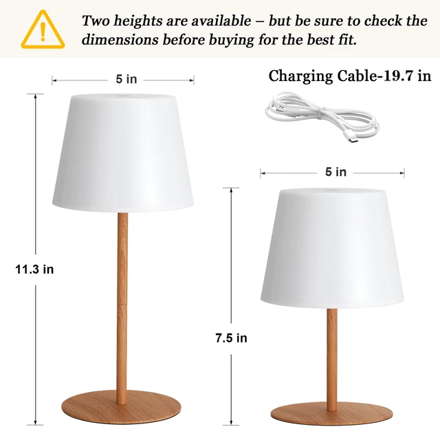 Alt view image 5 of 7 - Shower Lamp Rechargeable Waterproof Lamp, Cordless Table Lamp for Bathroom IP54 Spa-Like Shower Light, 4000mAh Battery Powered, 3 Color Modes, Stepless Dimming and Memory, for Bathtub Outdoor (2Pack)