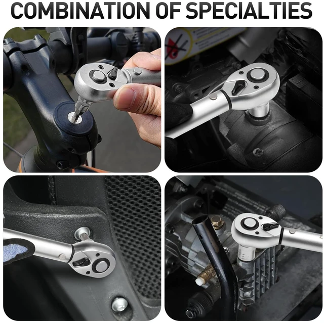 Alt view image 6 of 7 - 34-Piece 3/8'' Drive Torx Star Bit sockets CR-V E-Socket Set, E4-20, T10-60, Tamper Proof Set TT10-TT55, 5/16"F to 3/8"M adapter with Storage Case