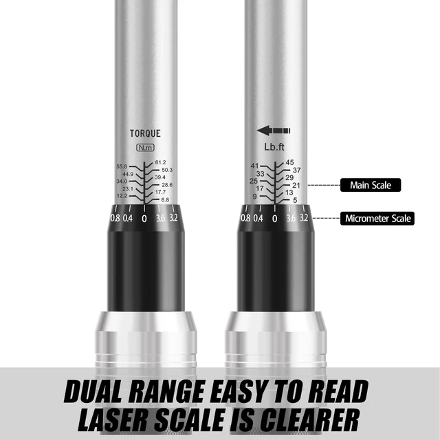 Alt view image 6 of 7 - 14PCS 3/8" Drive Spark Plug Socket Set Includes 2 Magnetic Sockets (14mm, 16mm) & 5 Rubber-Grip Sockets + Torque Wrench (5-45 Lb.ft), Swivel Joint & Extension Bar CR-V Steel